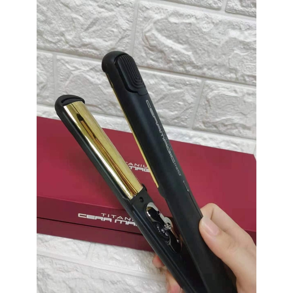 MÁY ÉPTÓC , LÀ TÓC. UỐM TÓC XOĂN  CERA MAGIC TITANIUM MIRROR  -MÁY KẸP TÓC - ÉP TÓC THẲNG - ÉP TÓC CỤP CAO CẤP