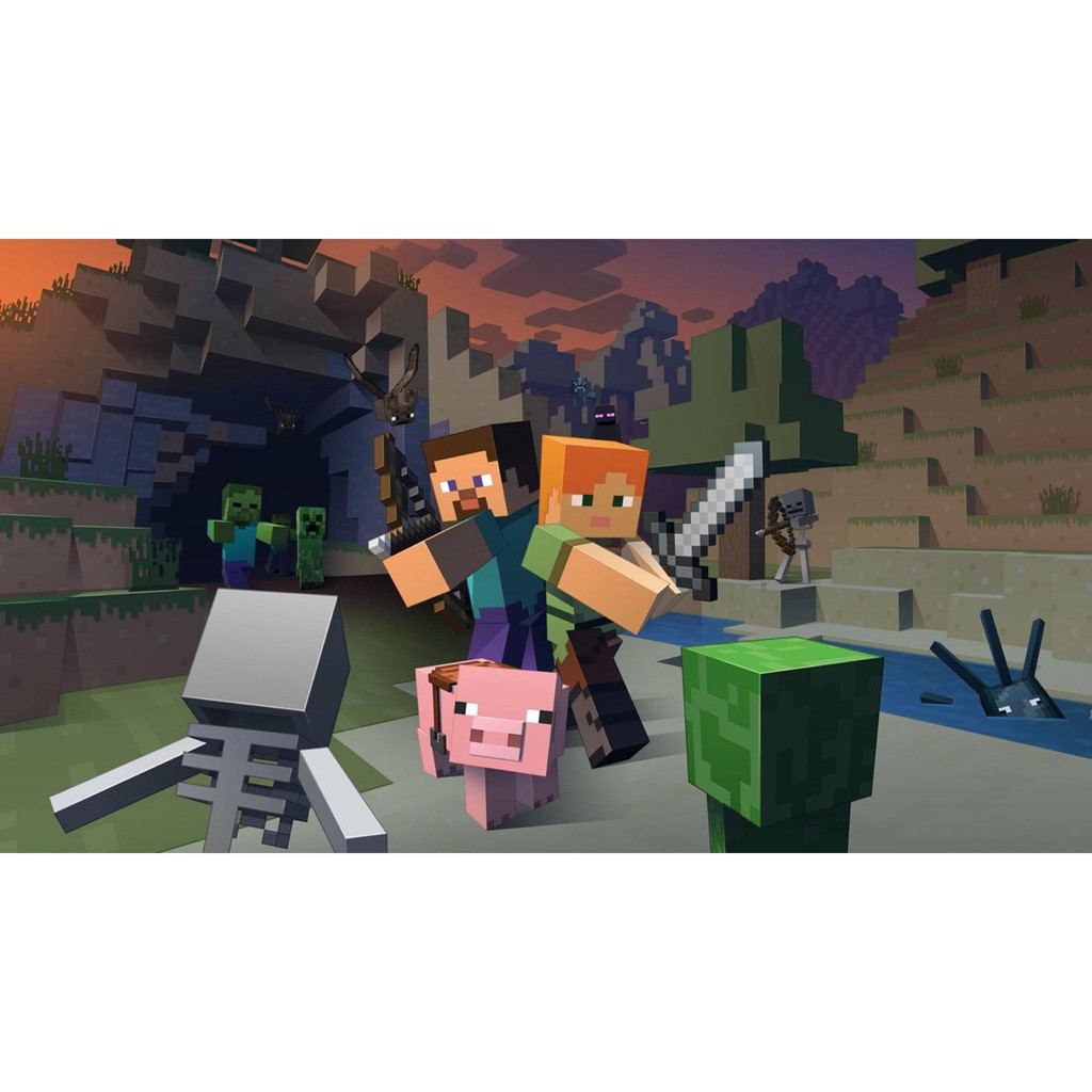 Đĩa game Nintendo Switch Minecraft 4 người chơi