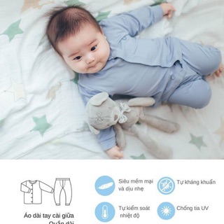 Bộ Bu dài tay cài giữa
