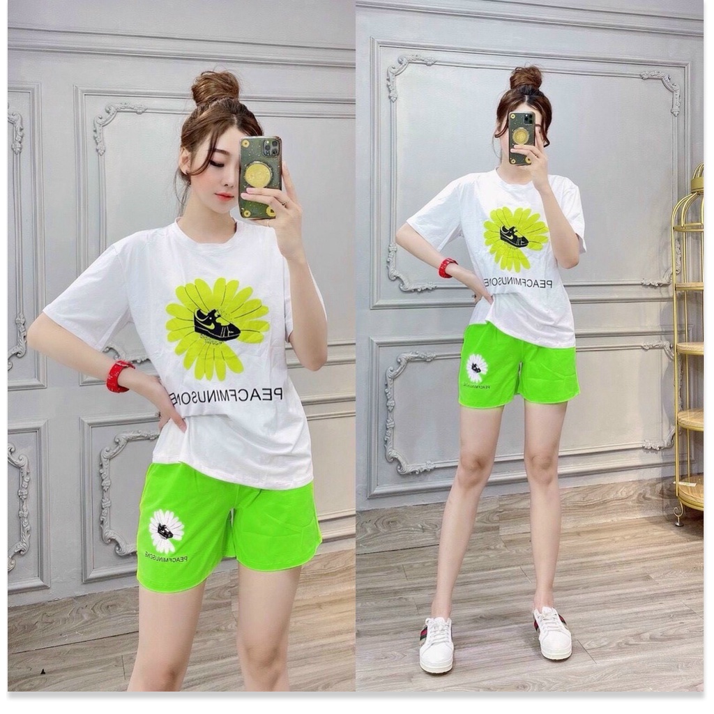 Set bộ đồ mặc nhà thun cotton nữ cực đẹp , mát mẻ , hot hè 2021 THỜI TRANG KME FASHION