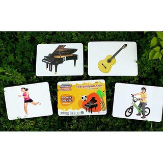 Sách: Combo Thế Giới Quanh Em (Thẻ Flashcard - Hộp 10 Chủ Đề)