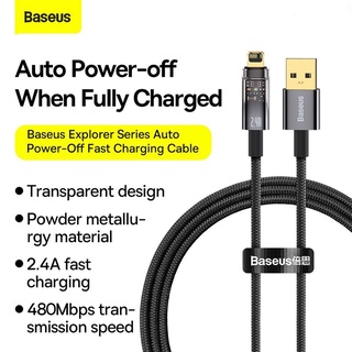 Cáp sạc tự ngắt Lightning Baseus Explorer Series dùng cho iPhone Gen 2