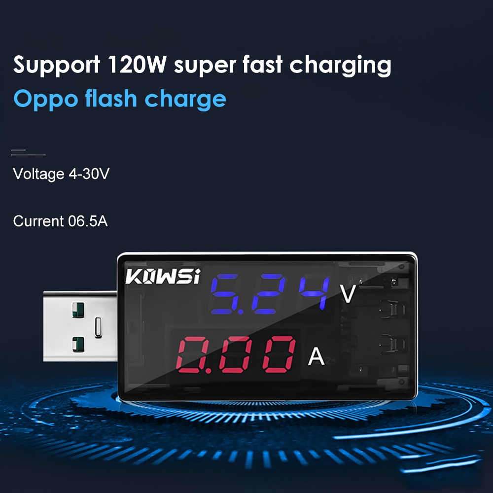 Thiết bị kiểm tra điện áp PCBFUN 4-30V 0-6.5A 120W màn hình LCD chất lượng cao