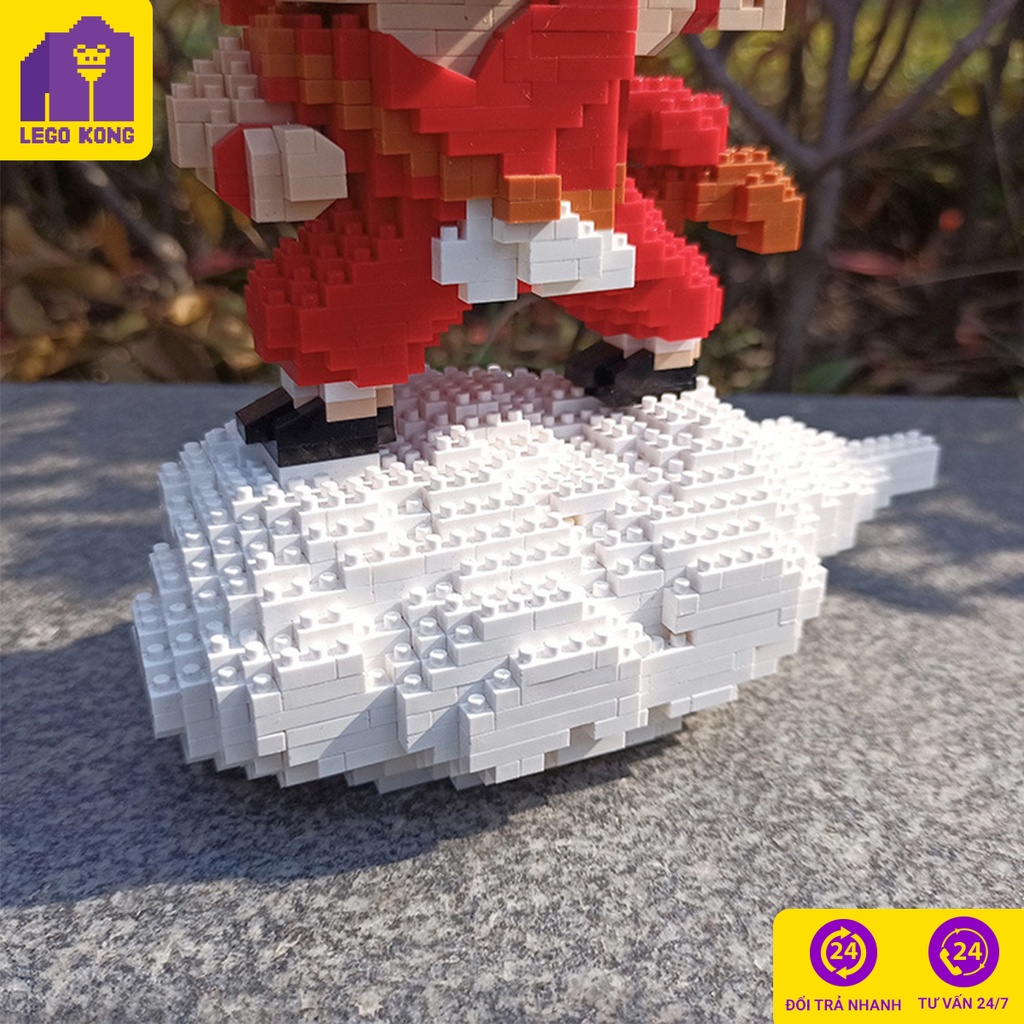 Đồ chơi lắp ráp block Goku mô hình Dragon Ball nhân vật son goku saiyan khổng lồ, lắp ghép nhựa cho bé tăng sáng tạo