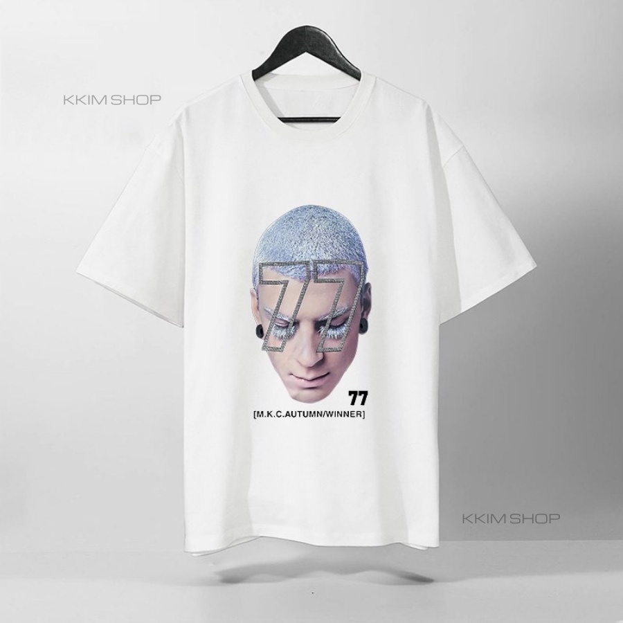 Áo Thun Tay Lỡ King Circle 77, áo phông unisex Form rộng oversize, chất liệu Cotton. KKIMShop