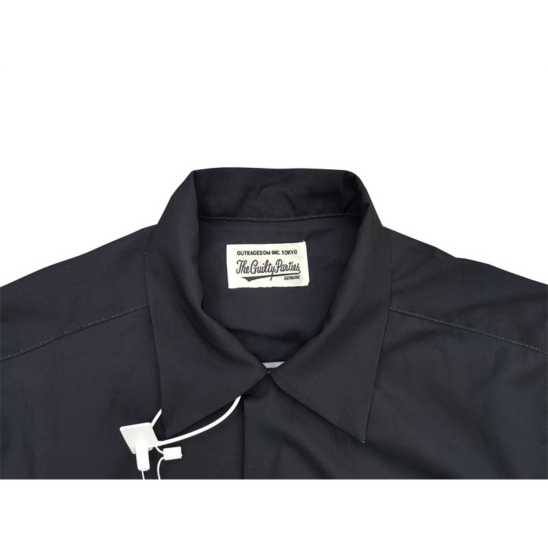 Bán Chạy Nhất Áo Sơ Mi Unisex Tay Dài In Hình Móng Vuốt Ma Xương WACKO MARIA Cỡ Lớn Cho Nam Và Nữ