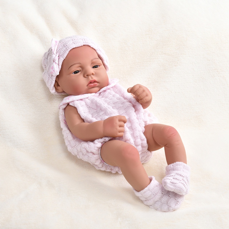 Đồ Chơi Búp Bê Em Bé Sơ Sinh 15Inch Bằng Vinyl Toàn Thân