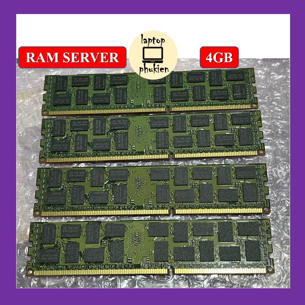 Ram Server 4GB ECC REG DDR3 1333/PC3 10600R tháo máy - chính hãng, bảo hành 1 năm