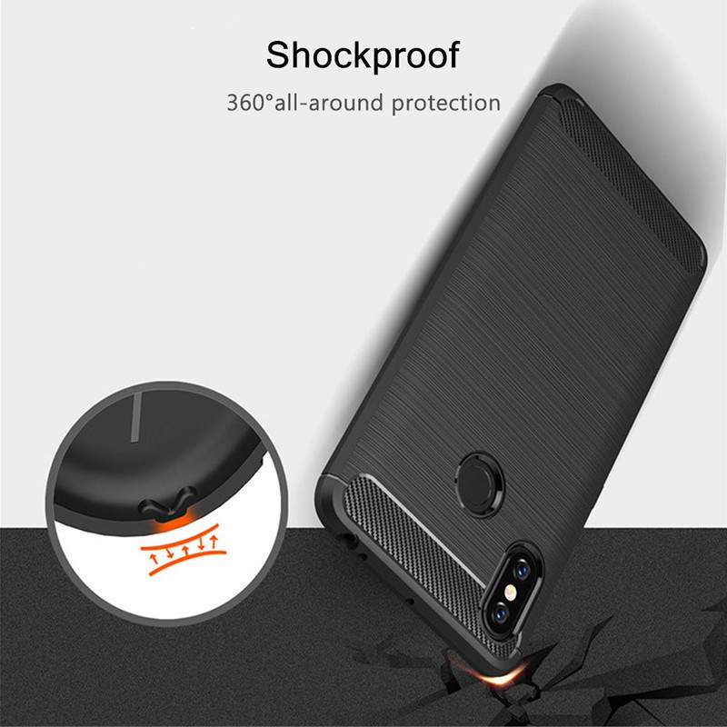 Ốp lưng silicon chống sốc cho Xiaomi Mi Max 3 hiệu Likgus  - Hàng chính hãng