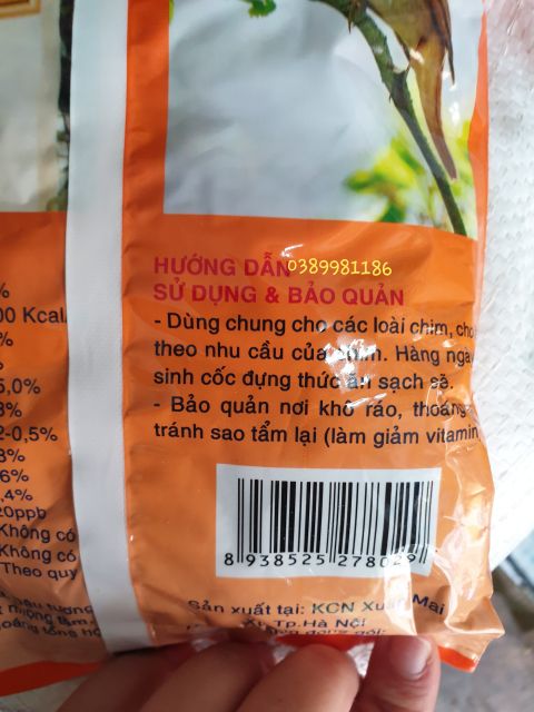 Cám trứng, cám chim ba vì