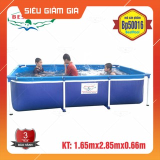 Bể Bơi Phao Bơi 2m85 Độ Bền 10 Năm  Khung Kim Loại Lắp Ghép Bảo Hành 3 Năm