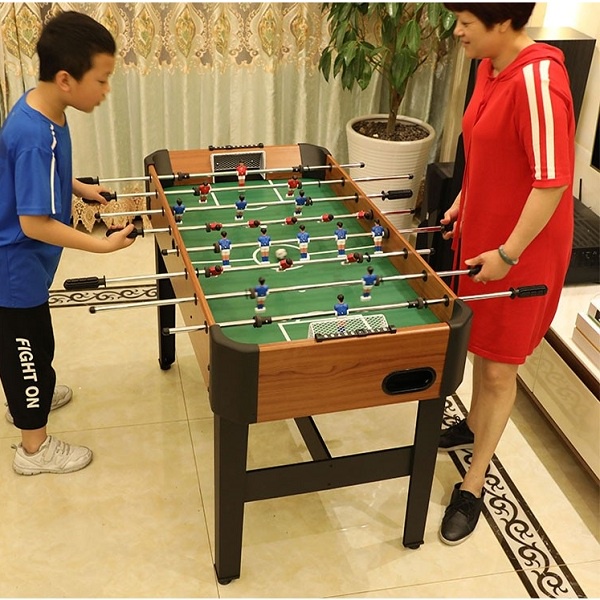 Bàn Bi Lắc Bóng Đá Cỡ Lớn 1,2m, Banh Bàn Foosball Oxford Wooden 1m2 Thi Đấu Cho Gia Đình Văn Phòng Hanana