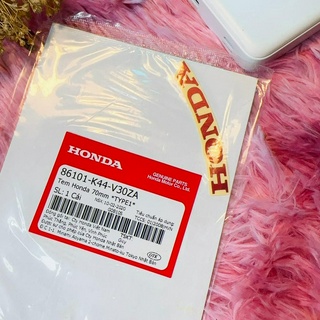 Tem chìm Honda màu Đỏ 70mm dán mặt nạ các loại xe