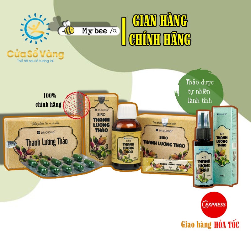 Bảo vệ sức khỏe- Thanh lương thảo Cửa sổ vàng- Hỗ trợ giảm các triệu chứng do cảm lạnh-mybee