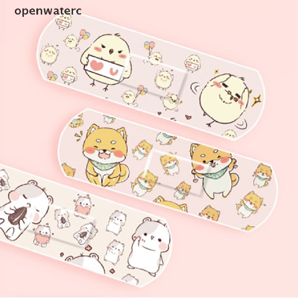 Set 120 Miếng Dán Họa Tiết Băng Cá Nhân Thoáng Khí Chống Thấm Nước vn