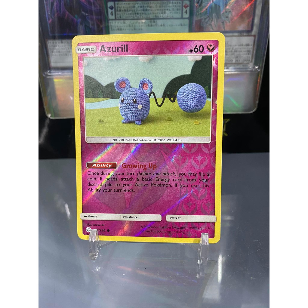 [ Dưa Hấu Yugioh ] Lá bài thẻ bài Pokemon Azurill