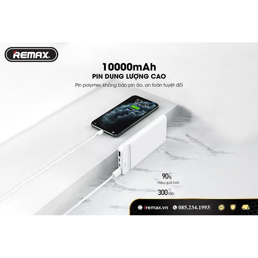 Sạc Dự Phòng Hoco PK-01 dung lượng 10000mAh siêu mỏng