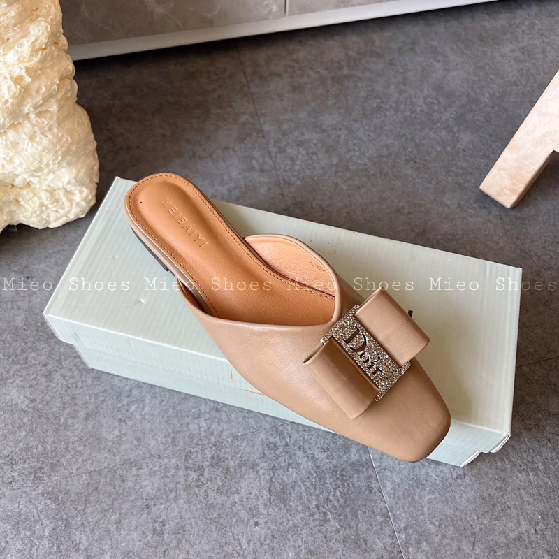 GIÀY SỤC NƠ XẾP DA MỀM CỰC XỊN ( D1264 D1265 D1266 )