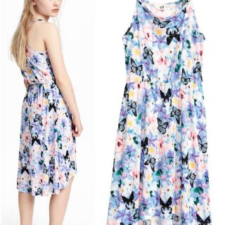 VÁY 2 DÂY MAXI ĐUÔI CÁ H&M
