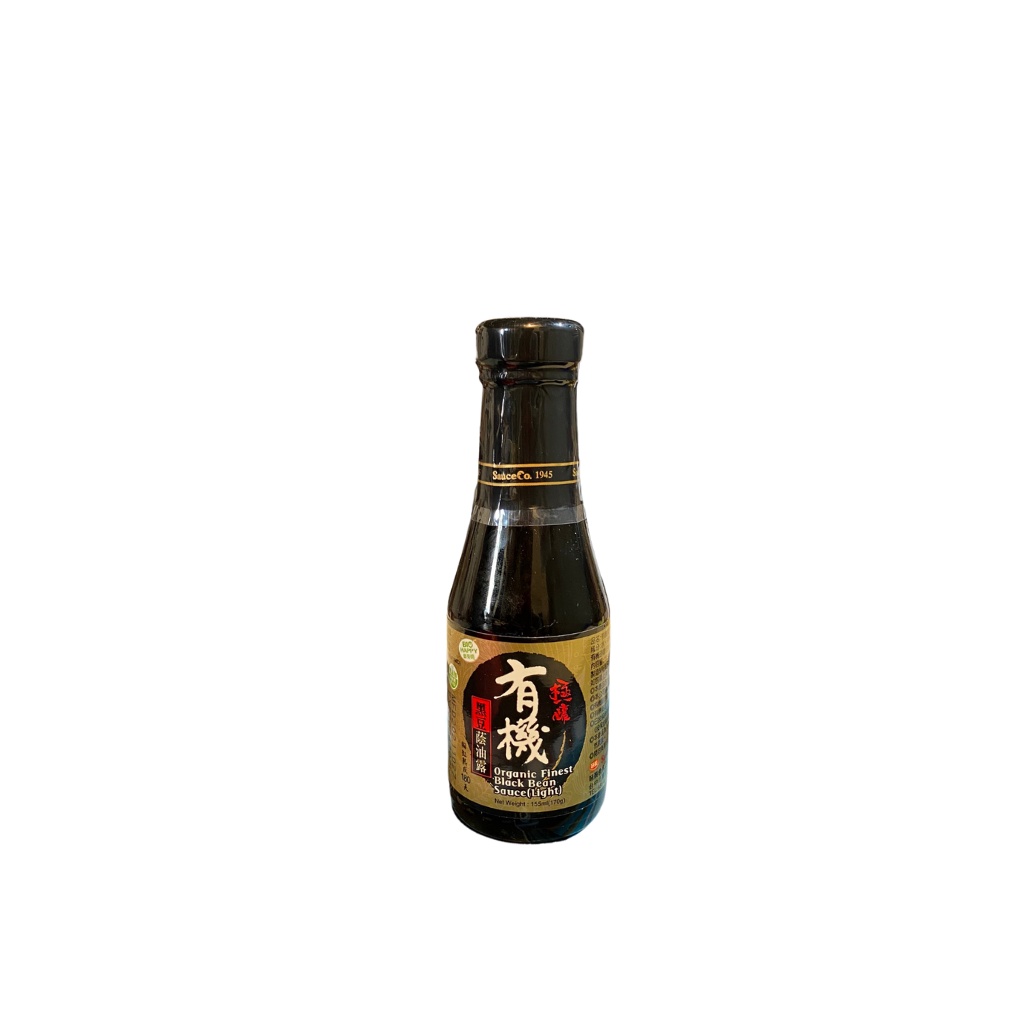 Nước tương đậu đen hữu cơ SauceCo 155ml của Đài Loan dùng nấu món chay, mặn