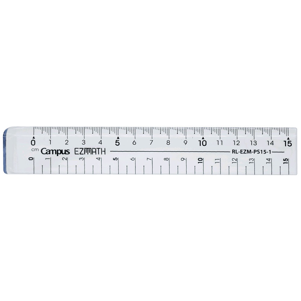 Thước Kẻ EZMath 15 cm Campus RL-EZM-PS15-1