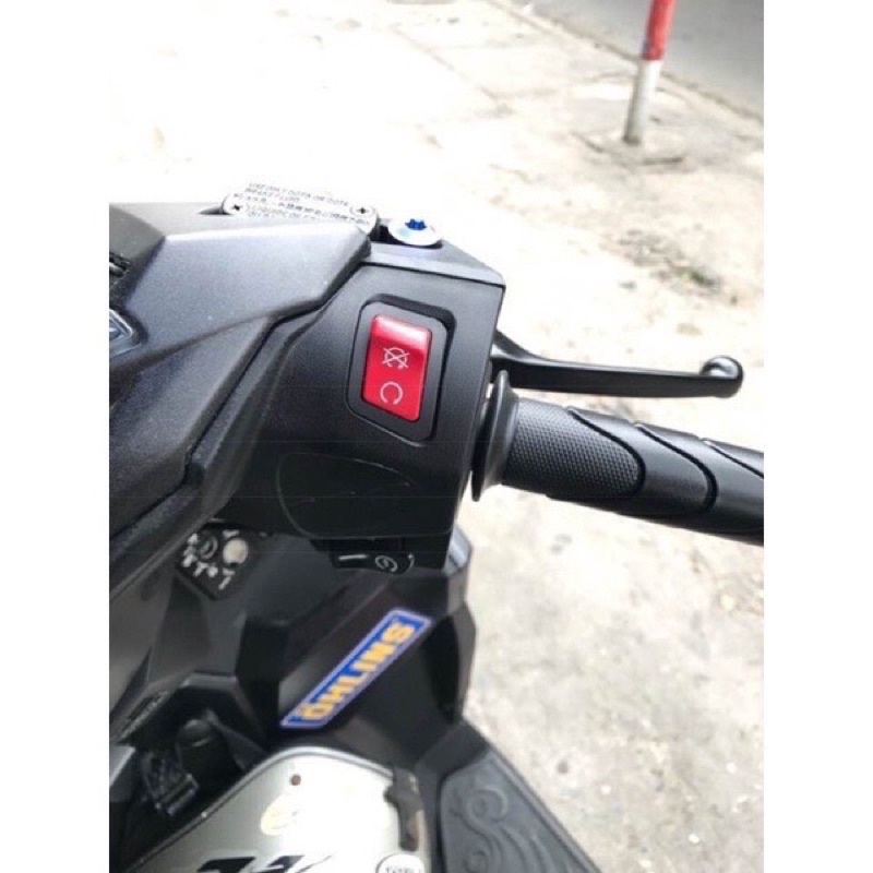Nút Công Tắt ldling Stop Màu đỏ giống 300i Cho Xe Sh,AB,Vario ,Click,Lead,Vision :