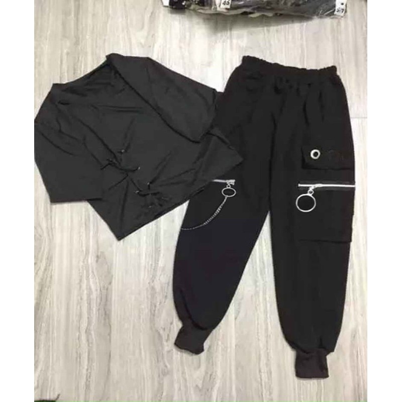 [ Cực Chất - Form chuẩn !! ] Quần baggy túi hộp vải cotton dày đẹp co giãn form 50-70kg | BigBuy360 - bigbuy360.vn