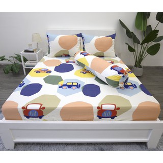 Bộ drap bọc (4 chi tiết) COTTON 100% CAO CẤP