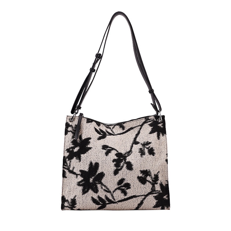 Túi xách tote IELGY thêu dệt thiết kế cổ điển cho nữ