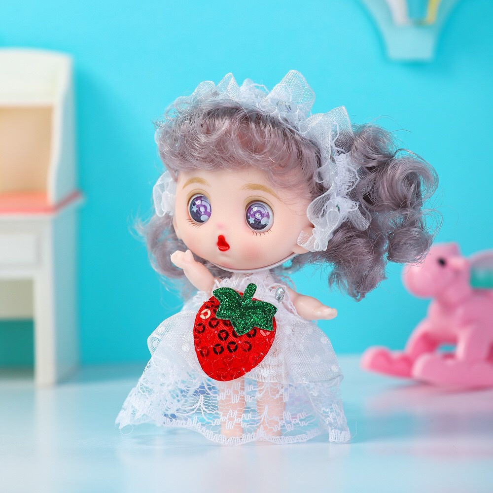 Búp bê móc khoá dễ thương - móc điện thoại, móc chìa khoá, móc treo túi xách - đồ chơi quà sinh nhật cho bé gái