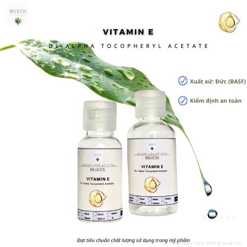 Hoạt chất dưỡng ẩm da Vitamin E 100ml - Nguyên liệu mỹ phẩm nhập khẩu