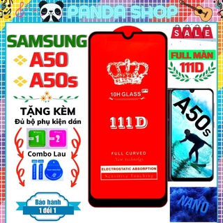Kính cường lực samsung a50s A50 dán full màn hình 111D trong suốt - Độ cứng cực cao bảo vệ điện thoại vỡ màn hình.