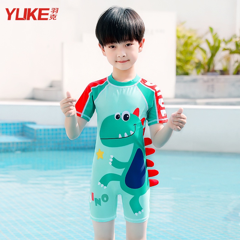 Đồ Bơi Liền Thân Hoạ Tiết Khủng Long YUKE Cho Bé Trai - Đồ Bơi Liền Thân Cho Bé Trai - Đồ Bơi Trẻ Em