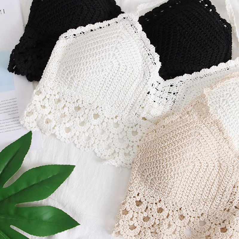 Áo Ngực Crop Top Cổ Chữ V Có Đệm Mút 10MK Hở Lưng Quyến Rũ Dành Cho Nữ Đi Biển Mùa Hè Bu