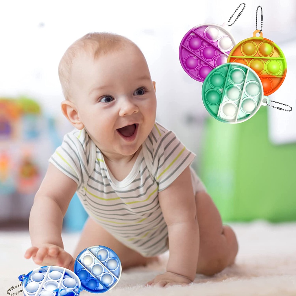Móc Khóa Ấn Bong Bóng Giải Tỏa Căng Thẳng