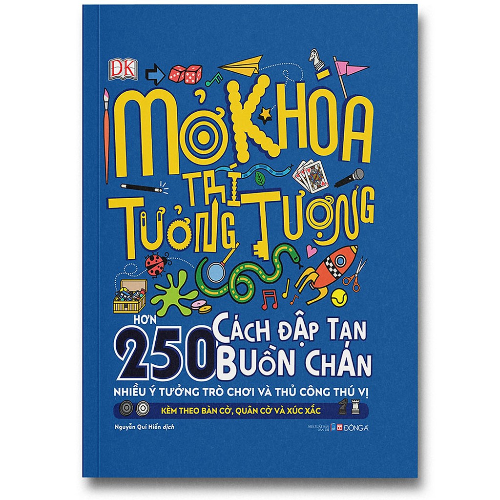 Sách - Mở Khoá Trí Tưởng Tượng (Hơn 250 Cách Đập Tan Buồn Chán-Nhiều Ý Tưởng Trò Chơi Và Thủ Công Thú Vị - Kèm Phụ Kiện