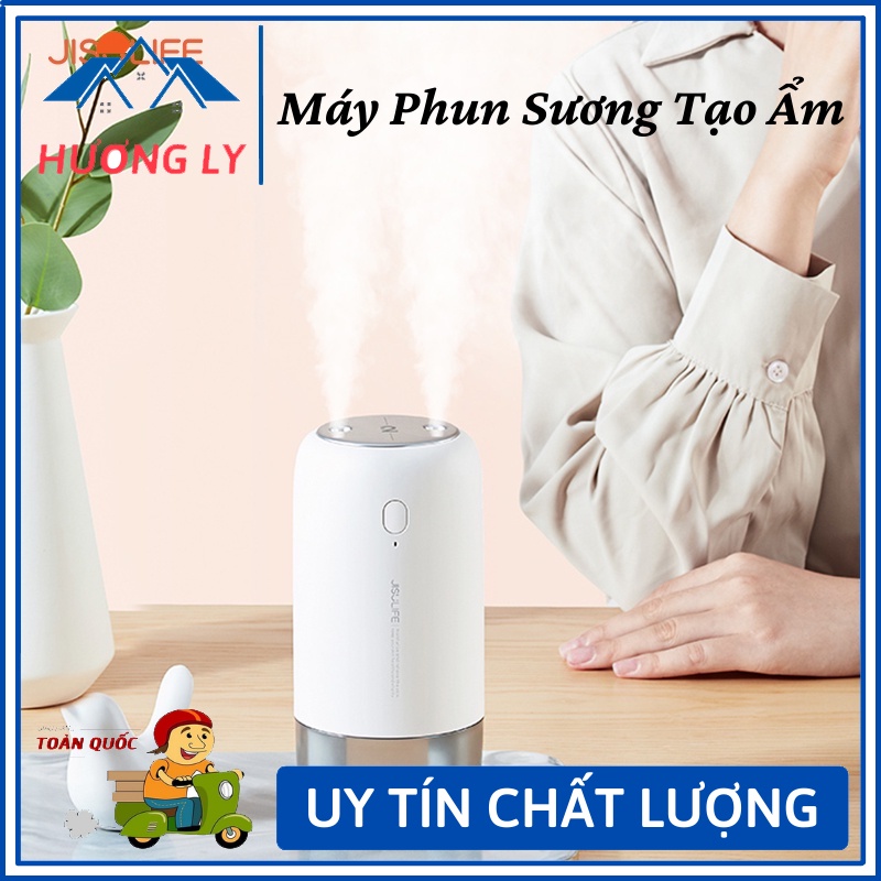 Máy Phun Sương Mini JB08 - Máy Tạo Ẩm Không Khí Giữ Ẩm Da Tự Động Ngắt Khi Hết Nước - Bảo Hành 12 Tháng