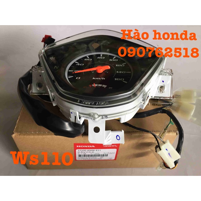 Bộ Đồng Hồ đo tốc độ Ws110 Wave RSX 110 Honda Chính Hãng