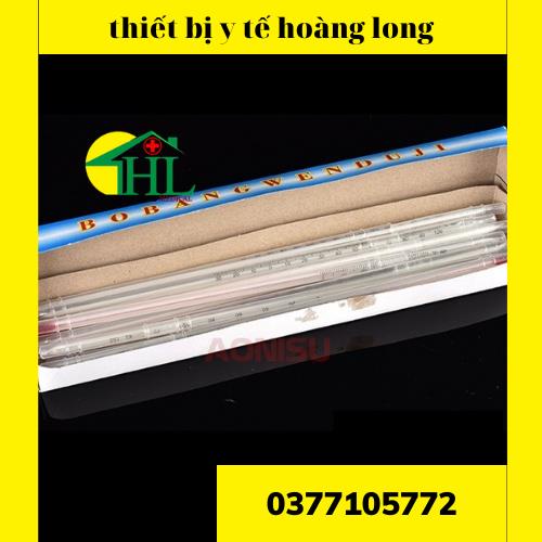 Nhiệt Kế Thủy Ngân 200 Độ - Cây Đo Nhiệt Độ Nước