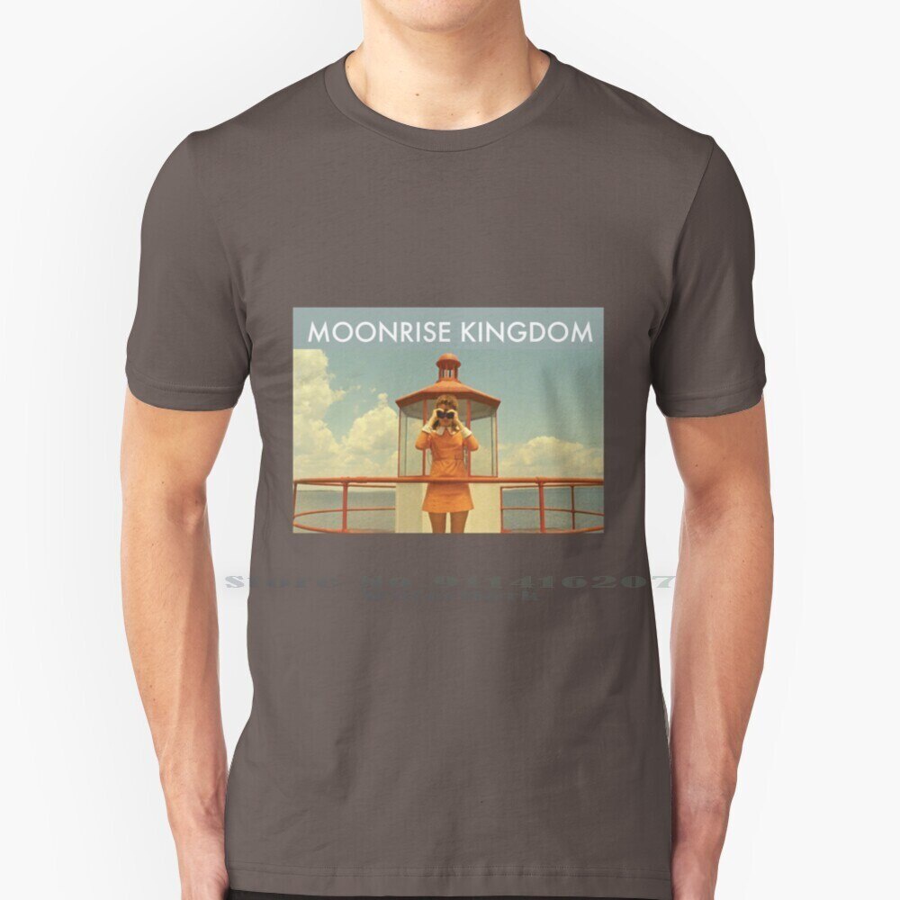 Moonrise Kingdom Áo 100% Cotton Nguyên Chất Moonrise Kingdom Phim Wes Anderson Anderson Phim Dễ Thươ
