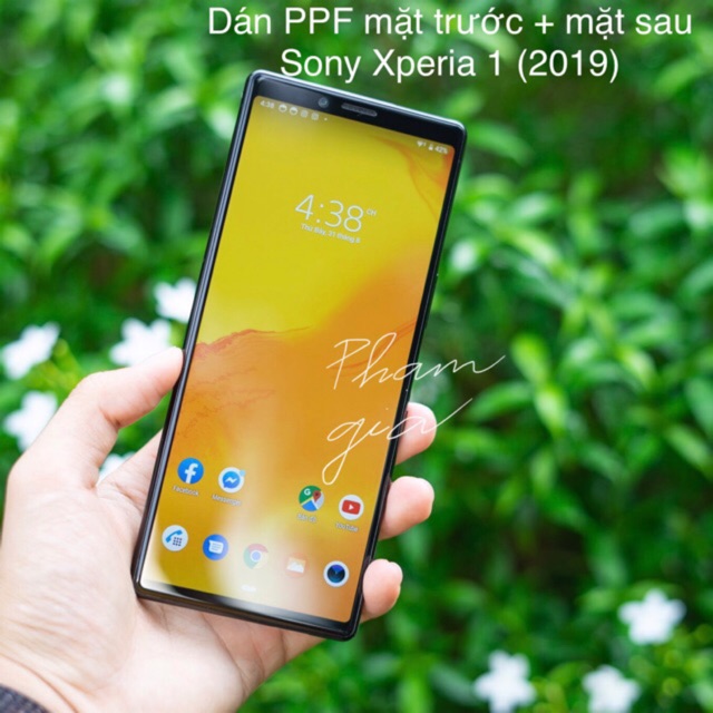 Dán dẻo ppf chống trầy mặt trước, mặt lưng cho Sony Xperia 1