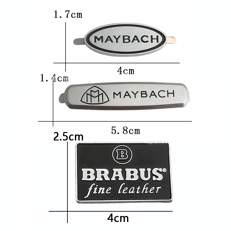 Miếng Dán Trang Trí Ghế Ngồi Xe Hơi mercedes benz w156 w204 w205 w210 w211 w212 Bằng Kim Loại