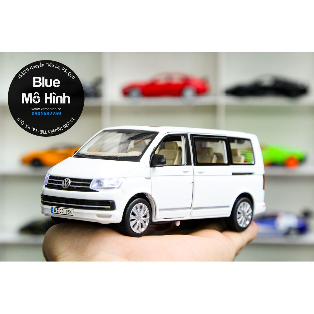 Blue mô hình | Xe mô hình xe khách Volkswagen Transporter 1:32