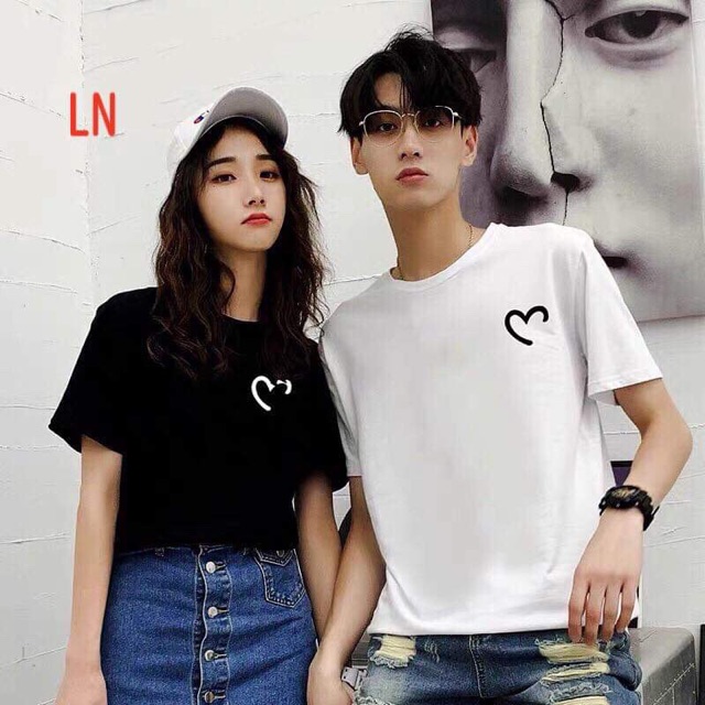 Áo tim khuyết ngắn tay LN11
