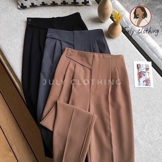 Quần baggy cạp cao kiểu mới QD008 nhà July