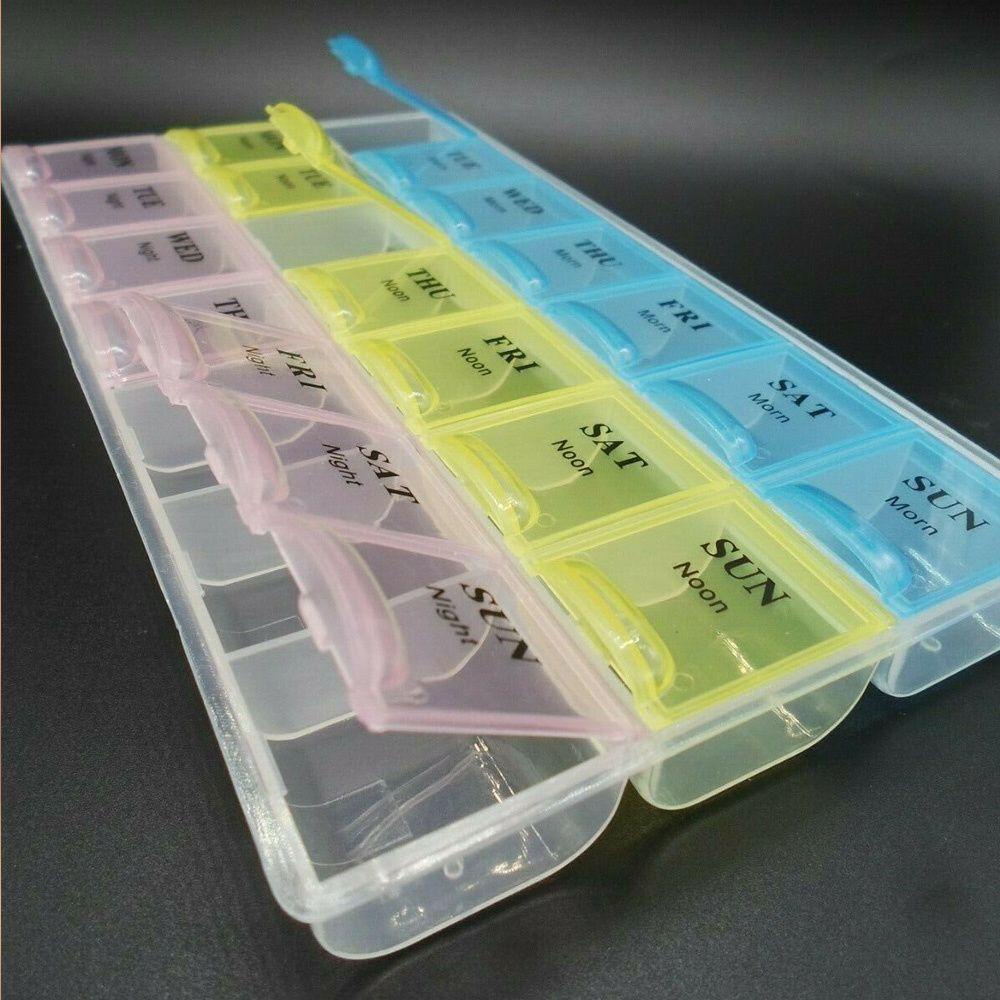 SOFTNESS Hộp Đựng Thuốc Hàng Ngày Tại Nhà Tiện Dụng