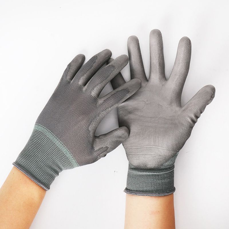 Găng Tay Nylon Mềm Thoáng Khí Chống Trượt Chống Mài Mòn Dùng Trong Xây Dựng