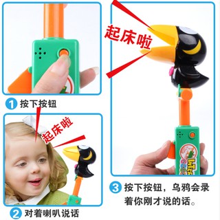 Đồ chơi học nói cho bé chú vẹt nhại giọng