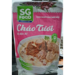 Cháo tươi Sài Gòn Food Bò đậu đỏ 270g