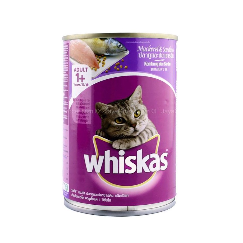 Thức ăn cho mèo Pate Whiskas Adult Lon 400g